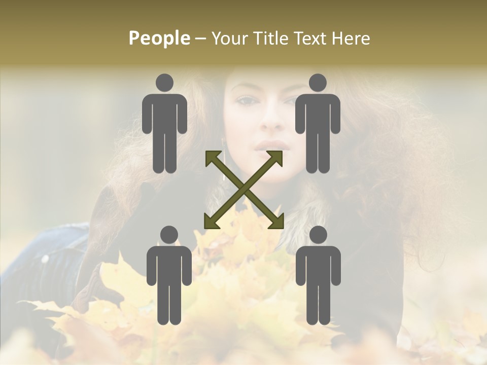 Positive Portrait Young PowerPoint Template