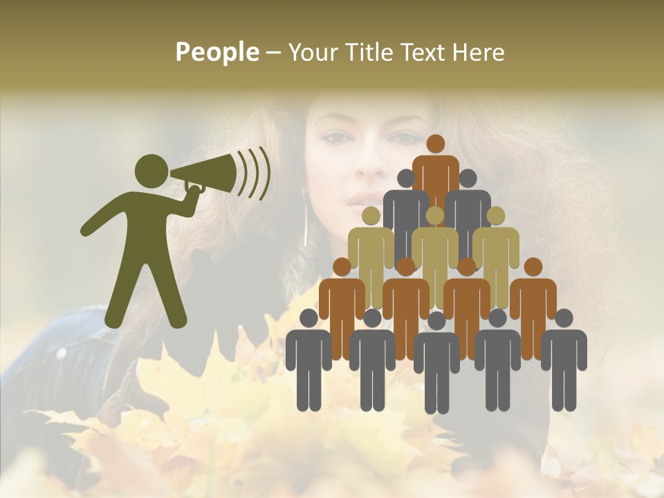 Positive Portrait Young PowerPoint Template