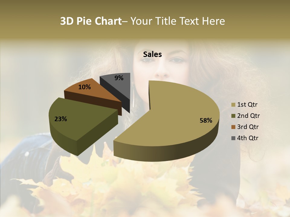 Positive Portrait Young PowerPoint Template
