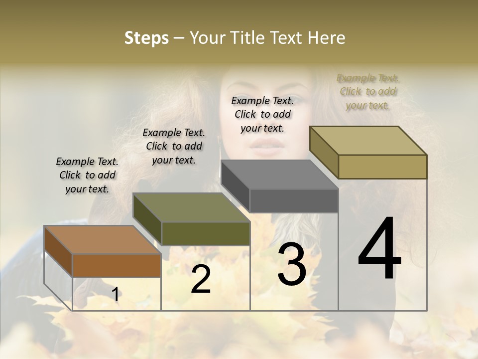 Positive Portrait Young PowerPoint Template