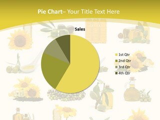 Olives Healthy Living Olive Oil PowerPoint Template