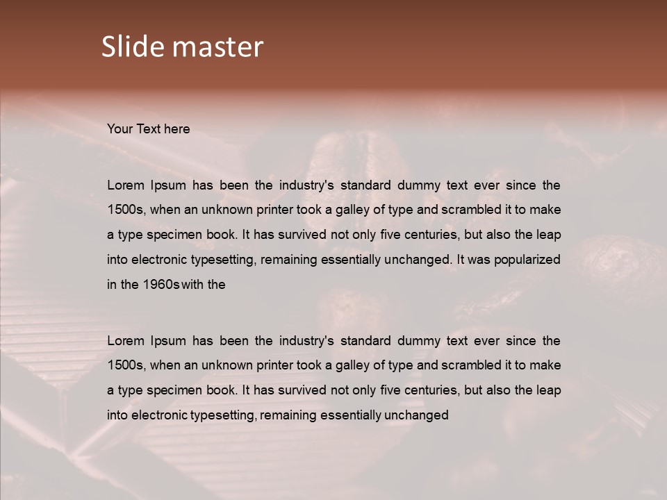 White Juicy Breakfast PowerPoint Template