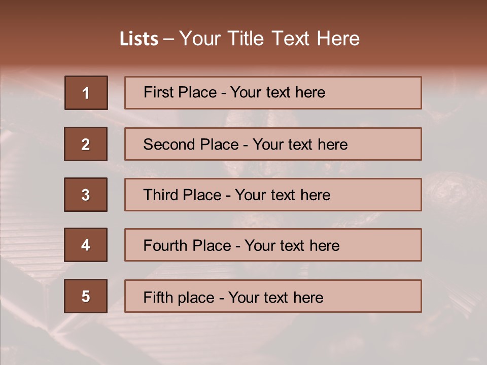 White Juicy Breakfast PowerPoint Template