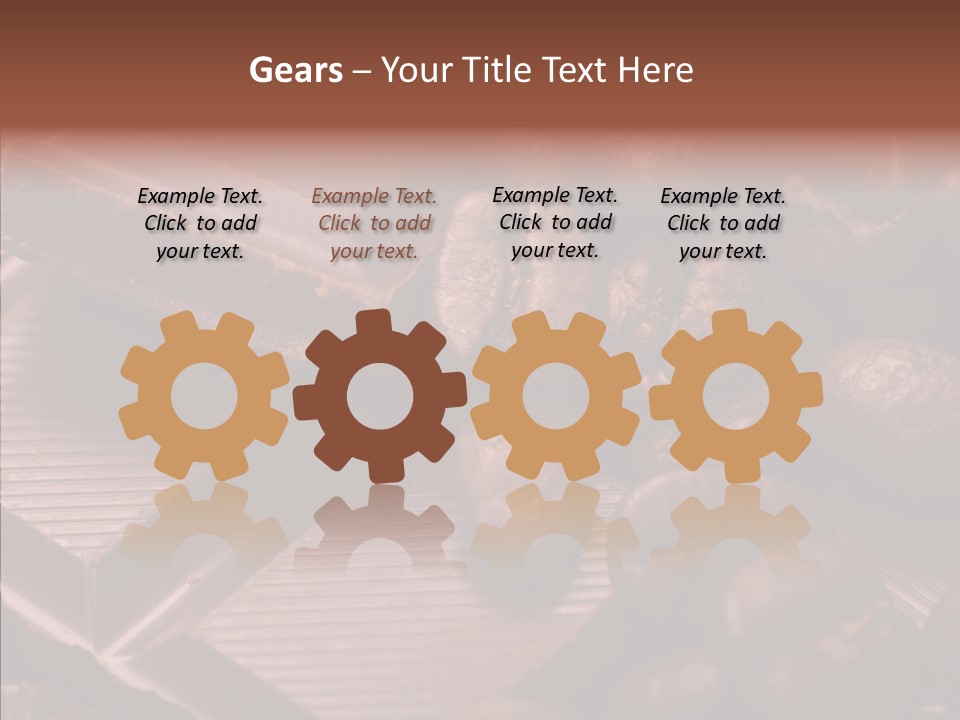 White Juicy Breakfast PowerPoint Template