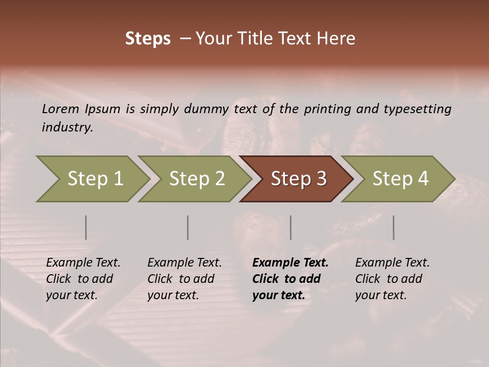 White Juicy Breakfast PowerPoint Template