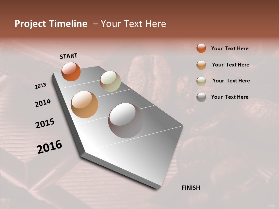 White Juicy Breakfast PowerPoint Template