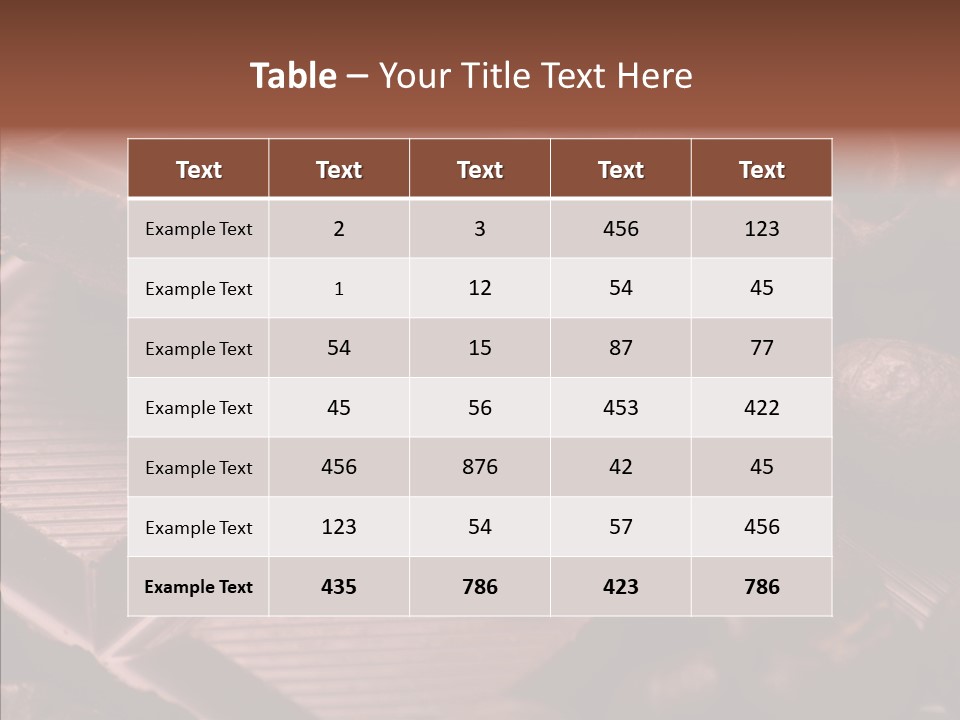 White Juicy Breakfast PowerPoint Template