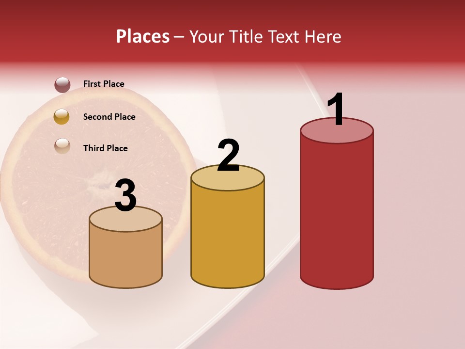 White Juicy Breakfast PowerPoint Template