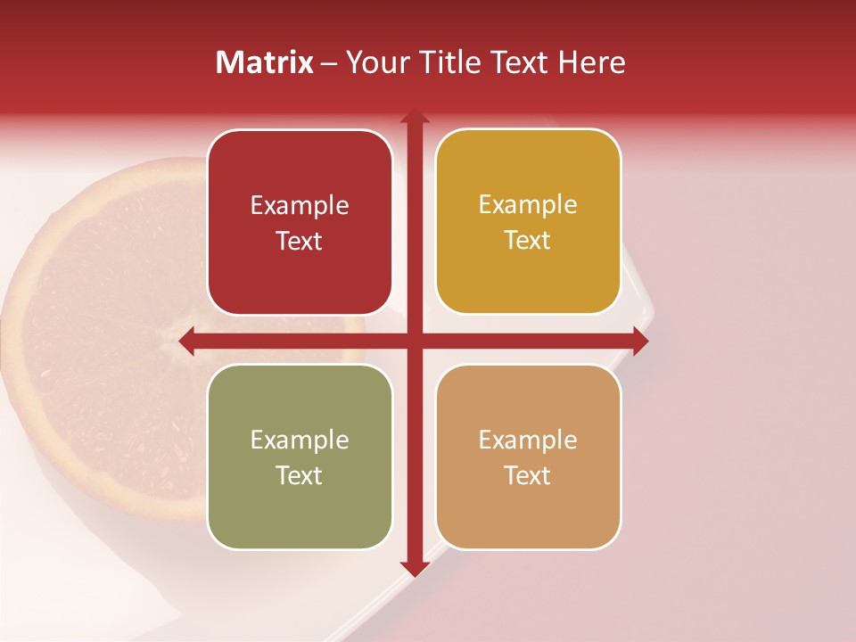 White Juicy Breakfast PowerPoint Template