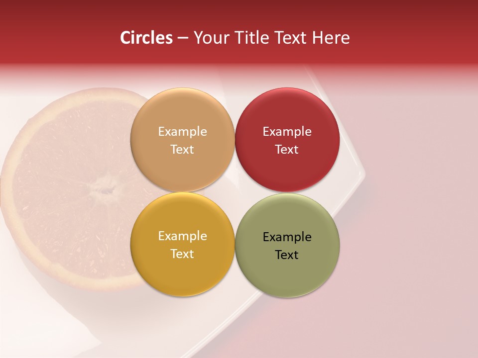 White Juicy Breakfast PowerPoint Template