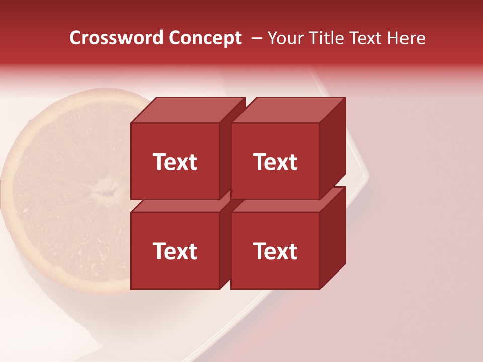 White Juicy Breakfast PowerPoint Template