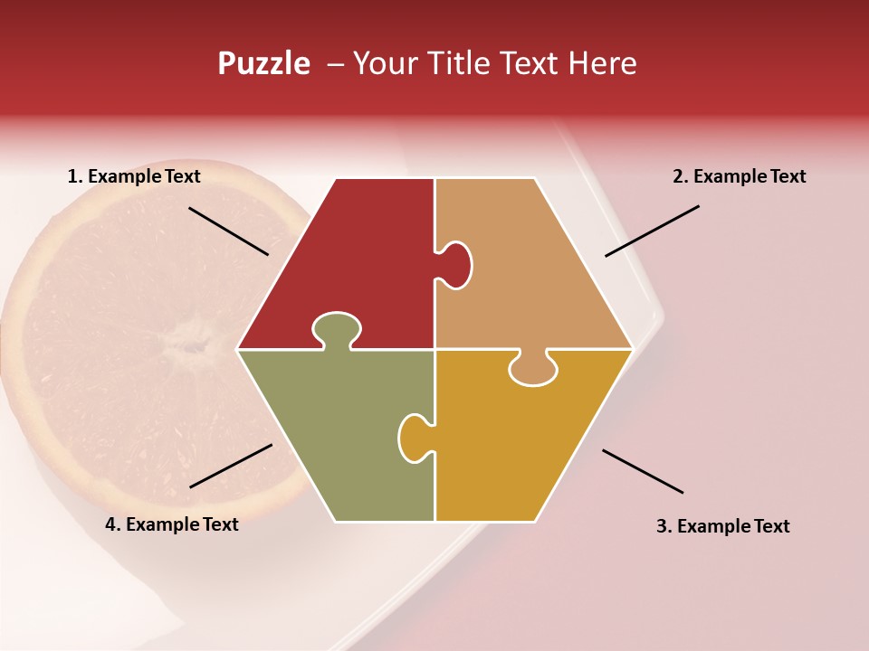 White Juicy Breakfast PowerPoint Template