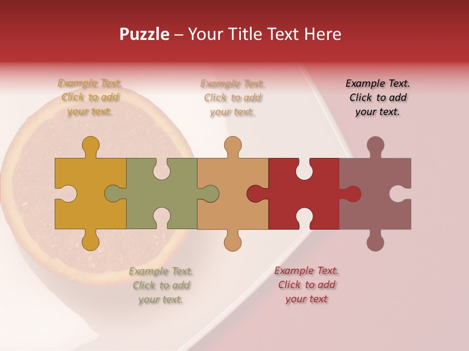 White Juicy Breakfast PowerPoint Template