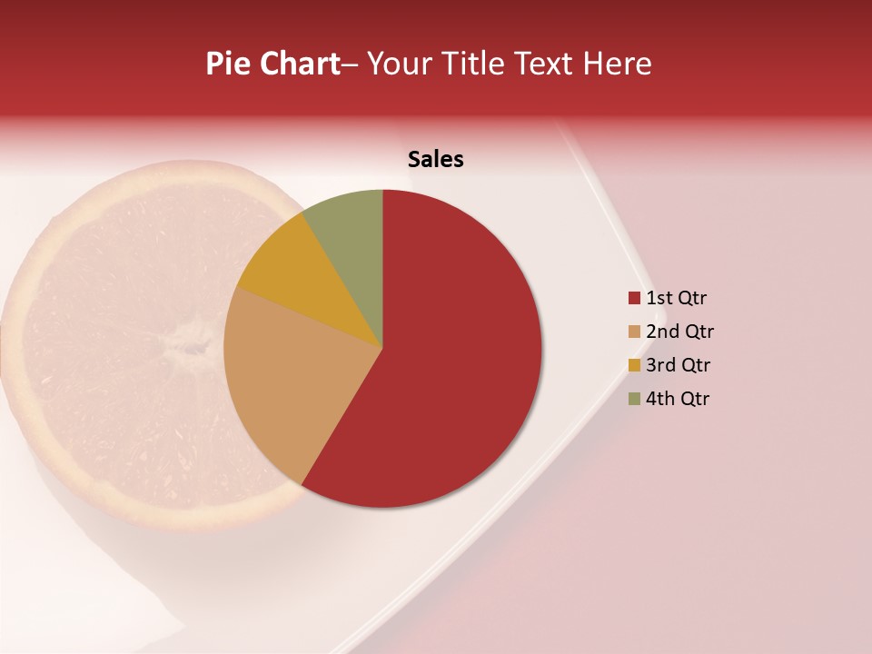 White Juicy Breakfast PowerPoint Template