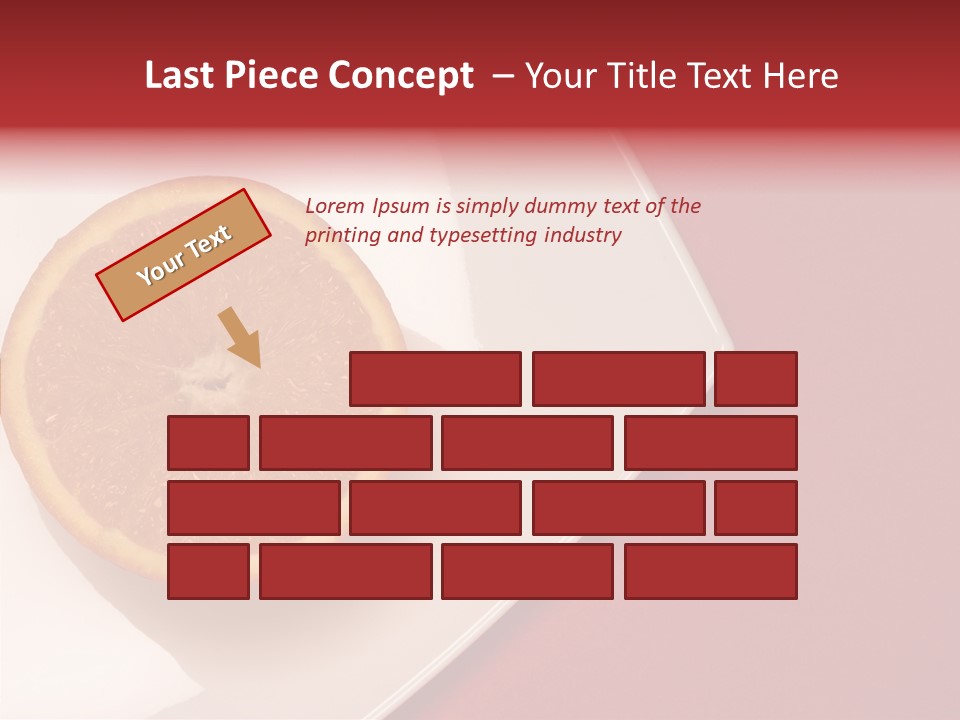 White Juicy Breakfast PowerPoint Template