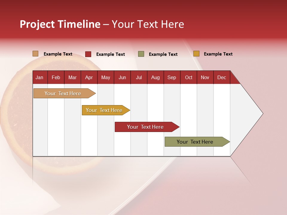White Juicy Breakfast PowerPoint Template