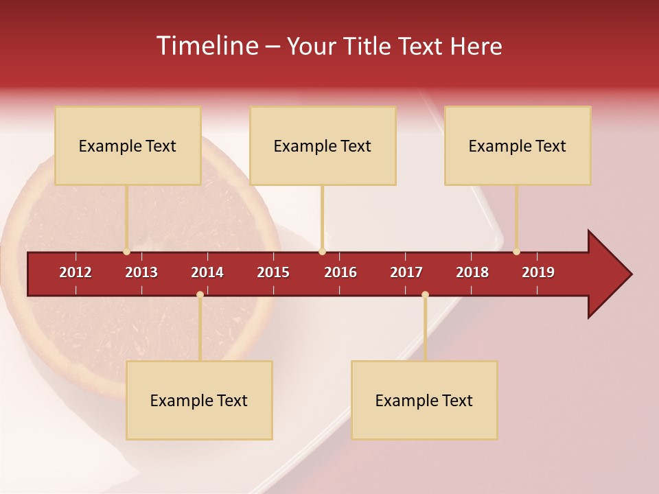 White Juicy Breakfast PowerPoint Template