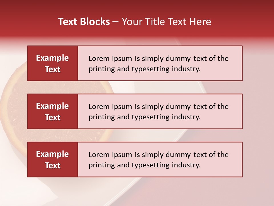 White Juicy Breakfast PowerPoint Template