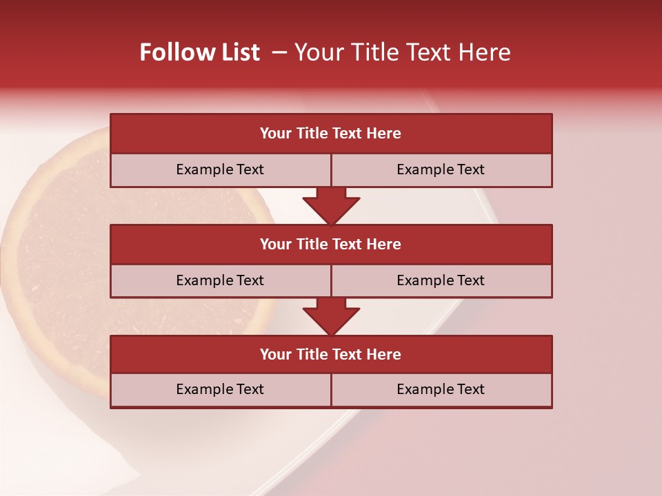 White Juicy Breakfast PowerPoint Template
