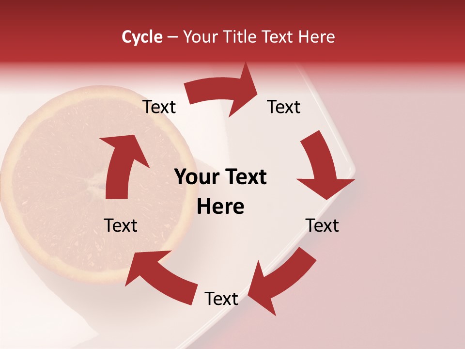 White Juicy Breakfast PowerPoint Template