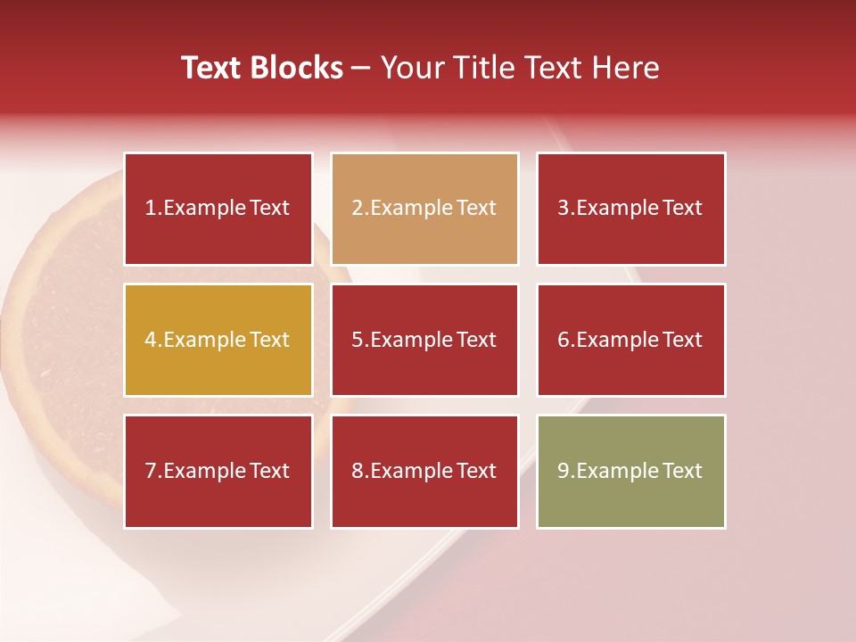 White Juicy Breakfast PowerPoint Template