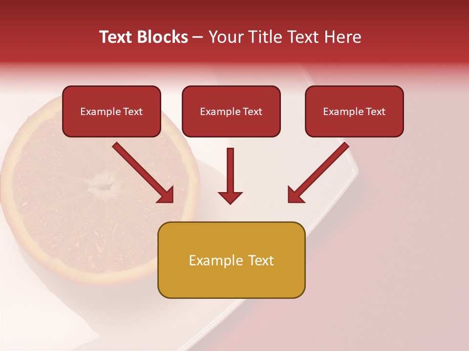 White Juicy Breakfast PowerPoint Template