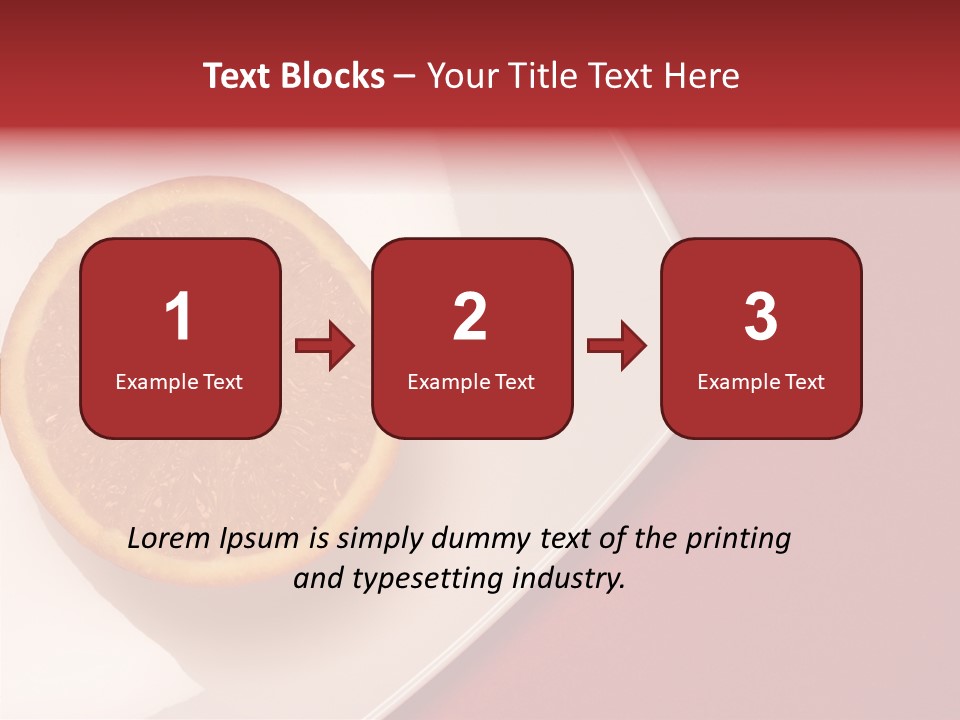 White Juicy Breakfast PowerPoint Template