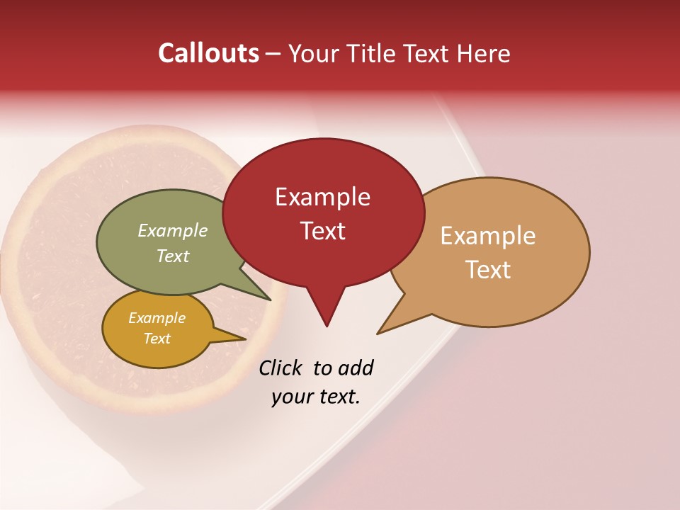 White Juicy Breakfast PowerPoint Template