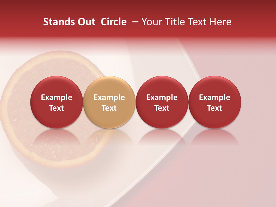 White Juicy Breakfast PowerPoint Template