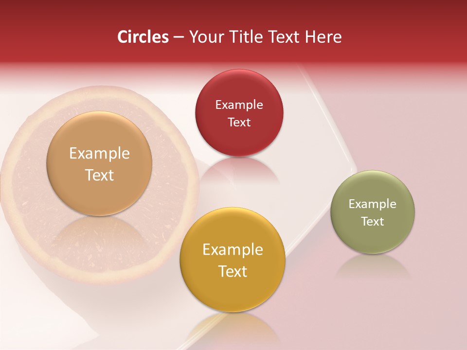 White Juicy Breakfast PowerPoint Template