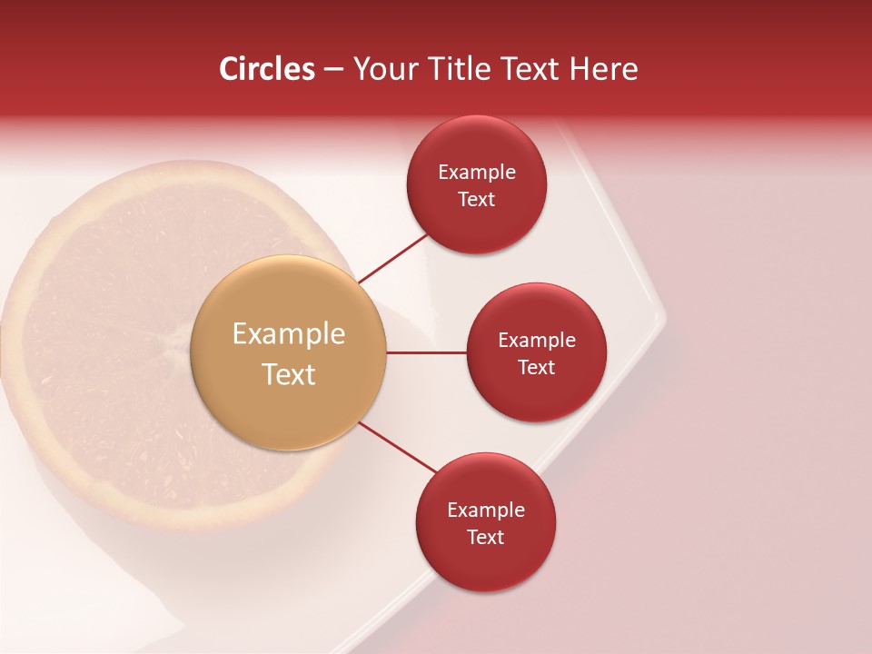 White Juicy Breakfast PowerPoint Template