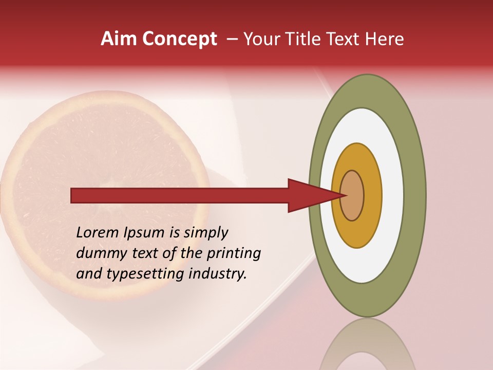 White Juicy Breakfast PowerPoint Template