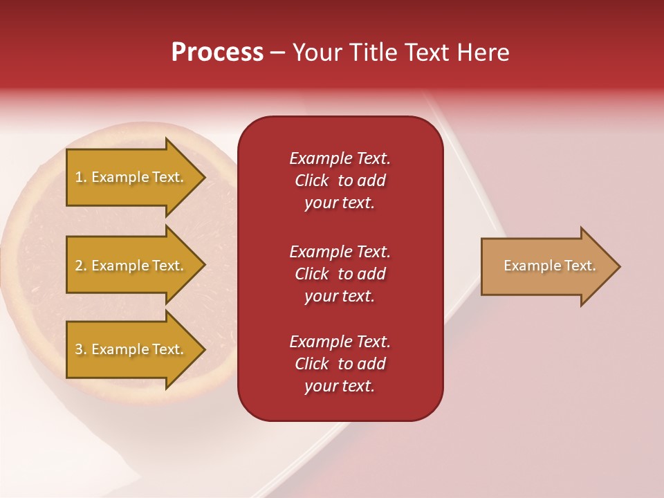 White Juicy Breakfast PowerPoint Template