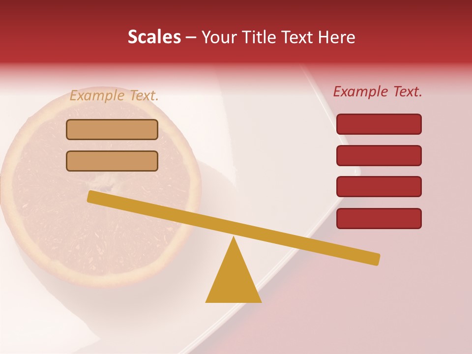 White Juicy Breakfast PowerPoint Template