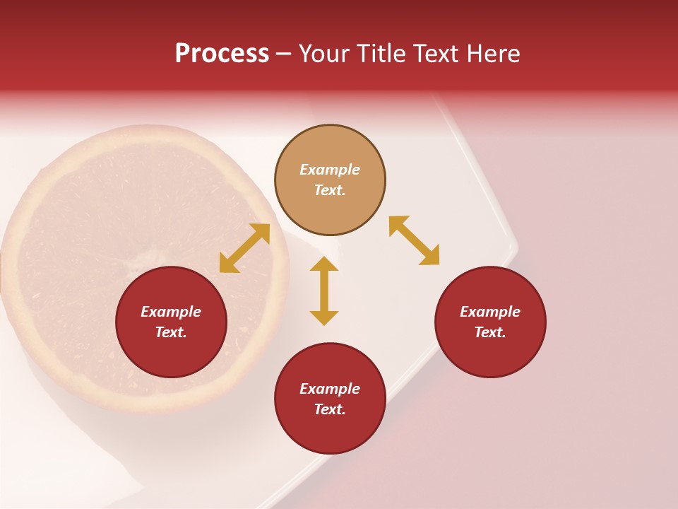 White Juicy Breakfast PowerPoint Template