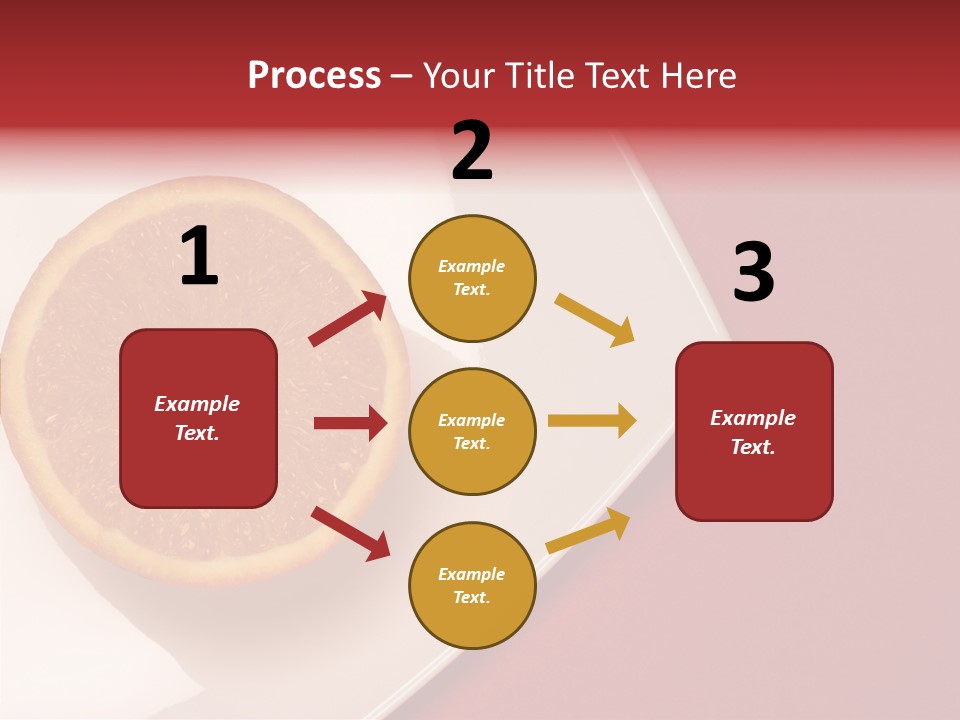 White Juicy Breakfast PowerPoint Template