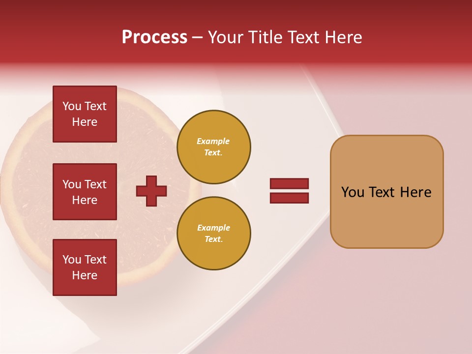 White Juicy Breakfast PowerPoint Template