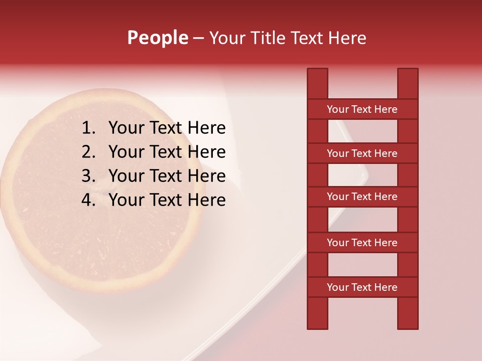 White Juicy Breakfast PowerPoint Template