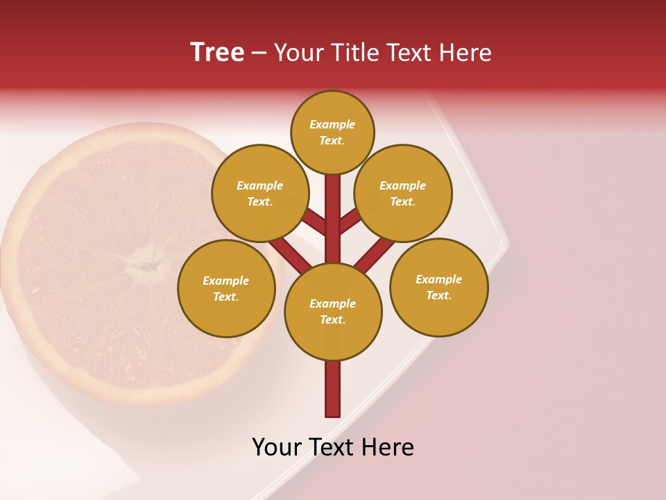 White Juicy Breakfast PowerPoint Template