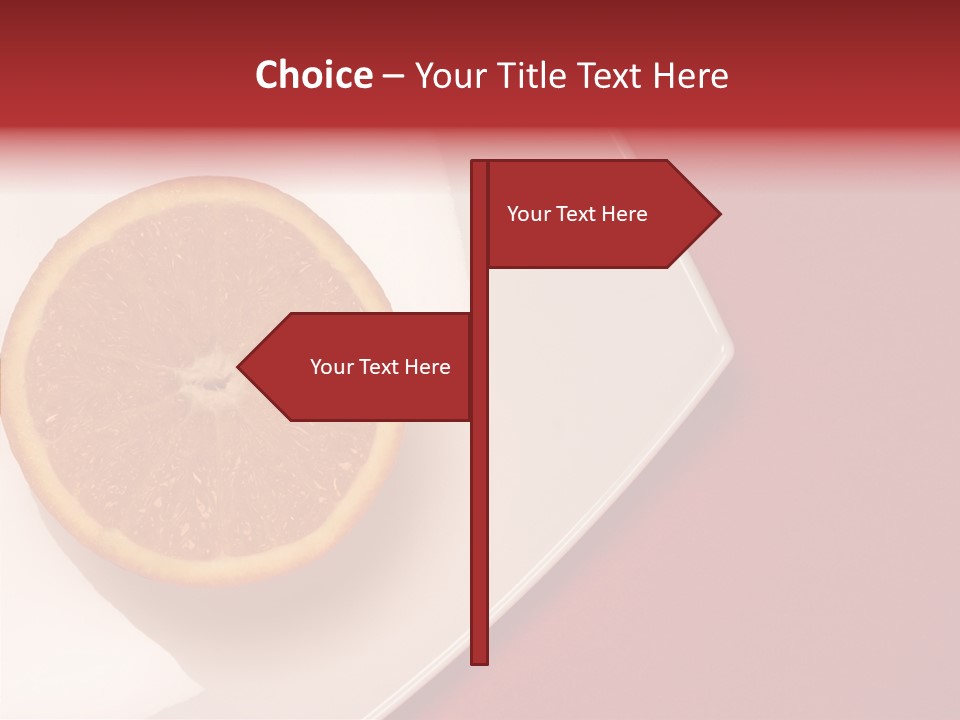 White Juicy Breakfast PowerPoint Template