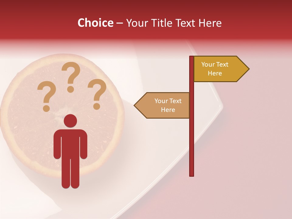 White Juicy Breakfast PowerPoint Template