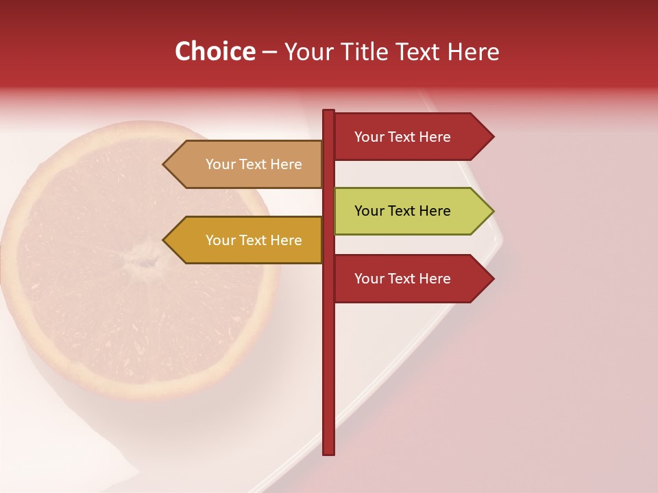 White Juicy Breakfast PowerPoint Template