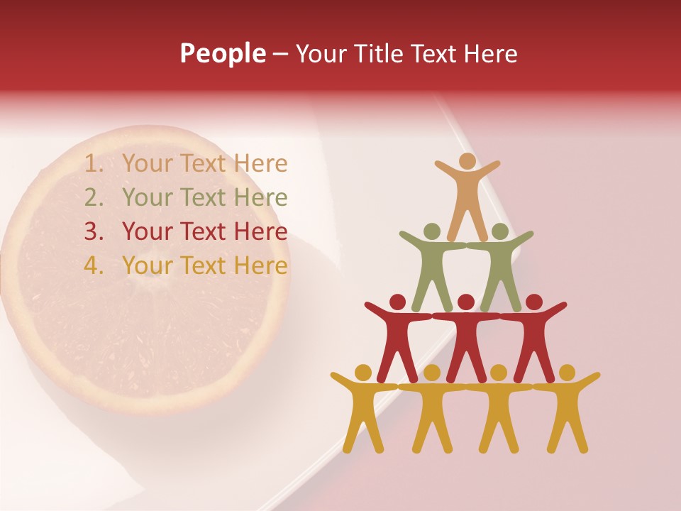 White Juicy Breakfast PowerPoint Template