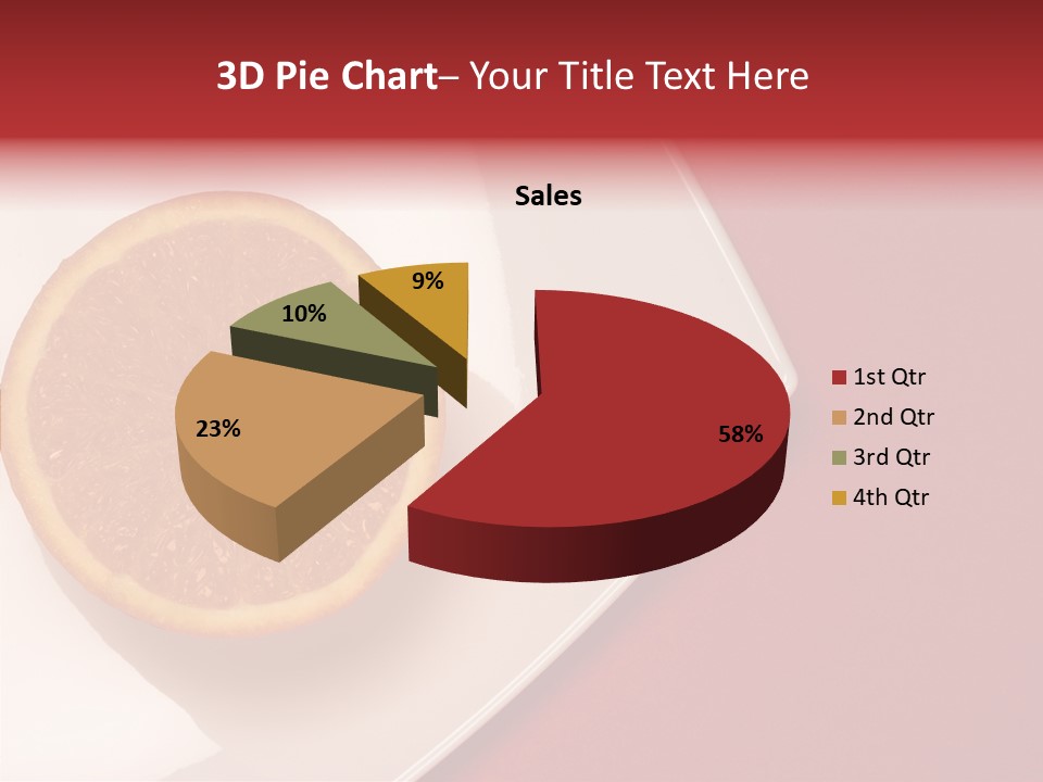 White Juicy Breakfast PowerPoint Template