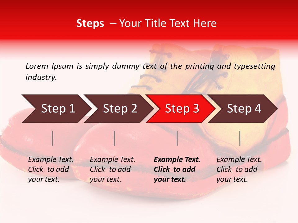 Costume Large Yellow PowerPoint Template