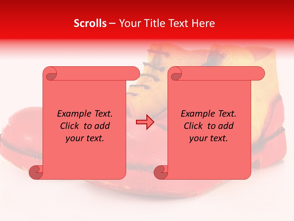 Costume Large Yellow PowerPoint Template