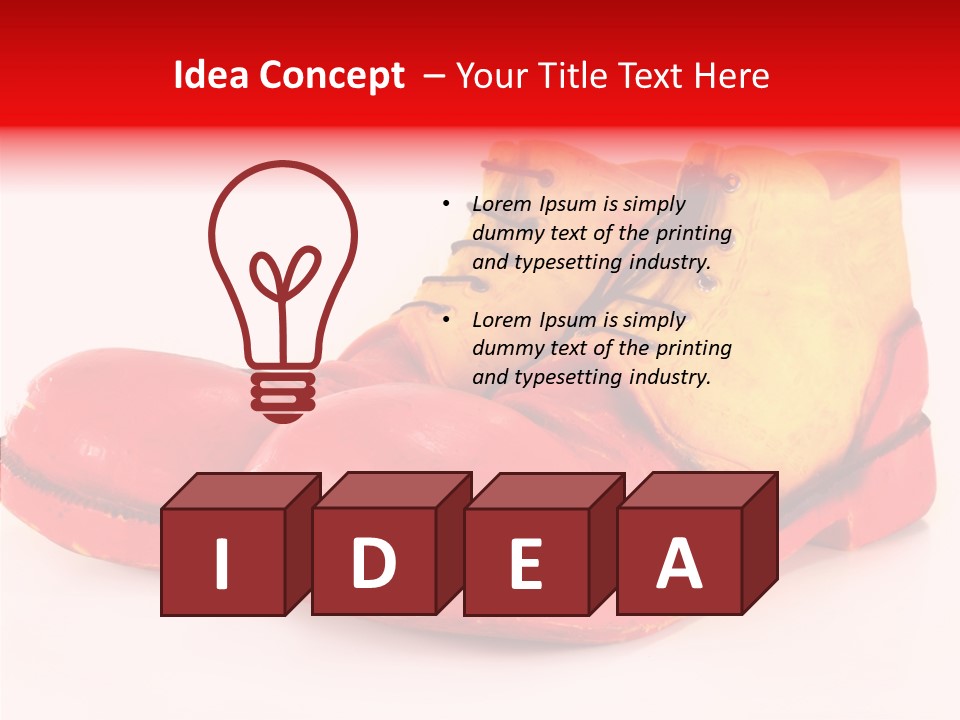 Costume Large Yellow PowerPoint Template