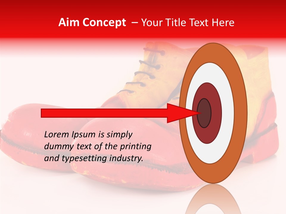 Costume Large Yellow PowerPoint Template