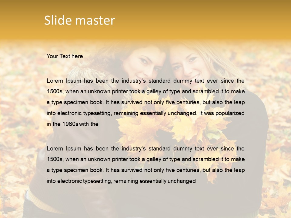 Beauty Season Pretty PowerPoint Template