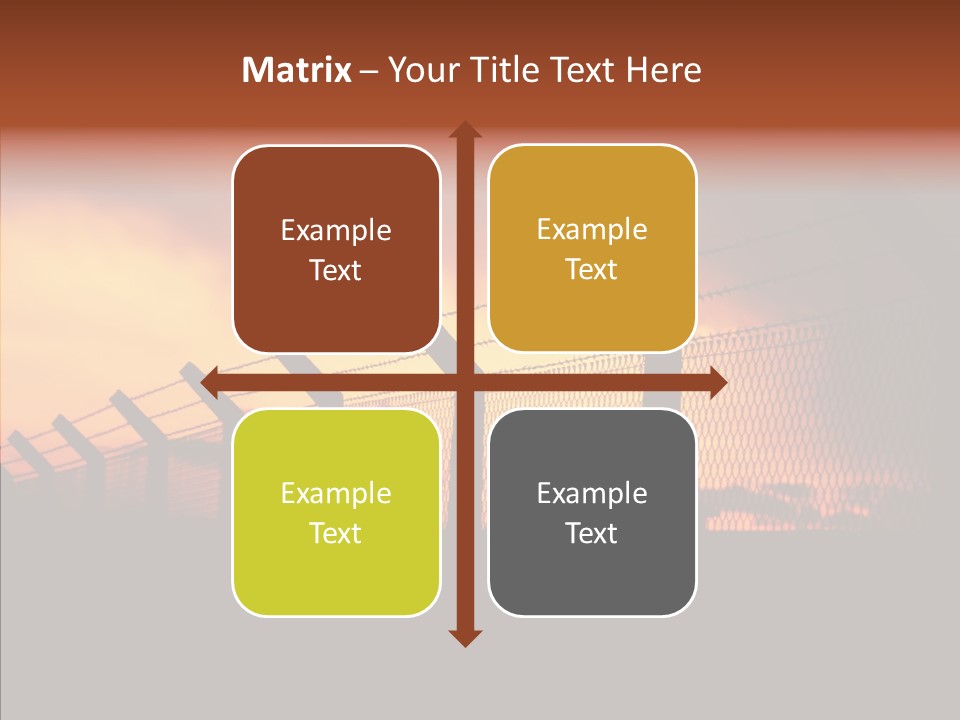 Escape Contain Boundary PowerPoint Template